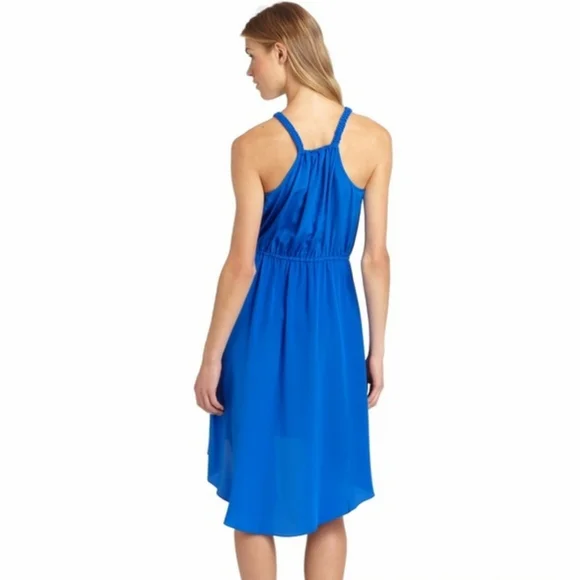 REBECCA TAYLOR "Macrame Cami Dress" - Marine Blue - Size 0 - Picture 7 of 10